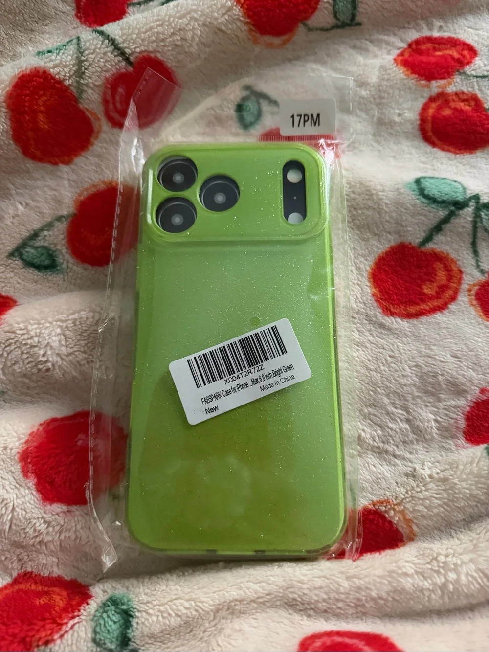 Bright Green Glitter Phone Case - Sparkly Protective Cover